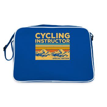Vintage Cycling Instructor Special Edition - Retro Bag - blue/white - Back