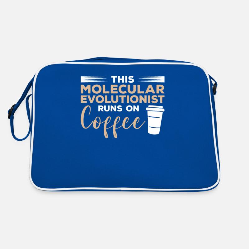 Dieser molekulare Evolutionist ernährt sich von Kaffee Retro Tasche