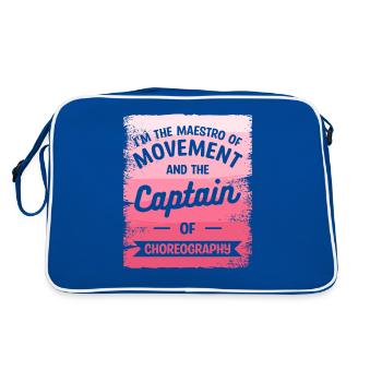 I'm The Maestro Of Movement And The Captain Of - Retro Bag - blue/white - Back
