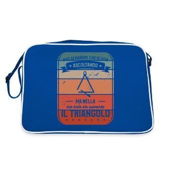 Ma Nella Mia Testa Sto Suorando Il Triangolo - Retro Bag - blue/white - Back