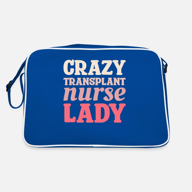 Verrückte Transplantationskrankenschwester Krankenschwester Retro Tasche