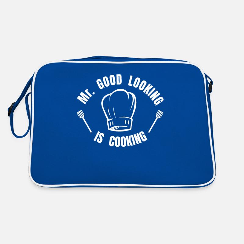 Mr. good looking is cooking - Koch kochen Küche Retro Bag