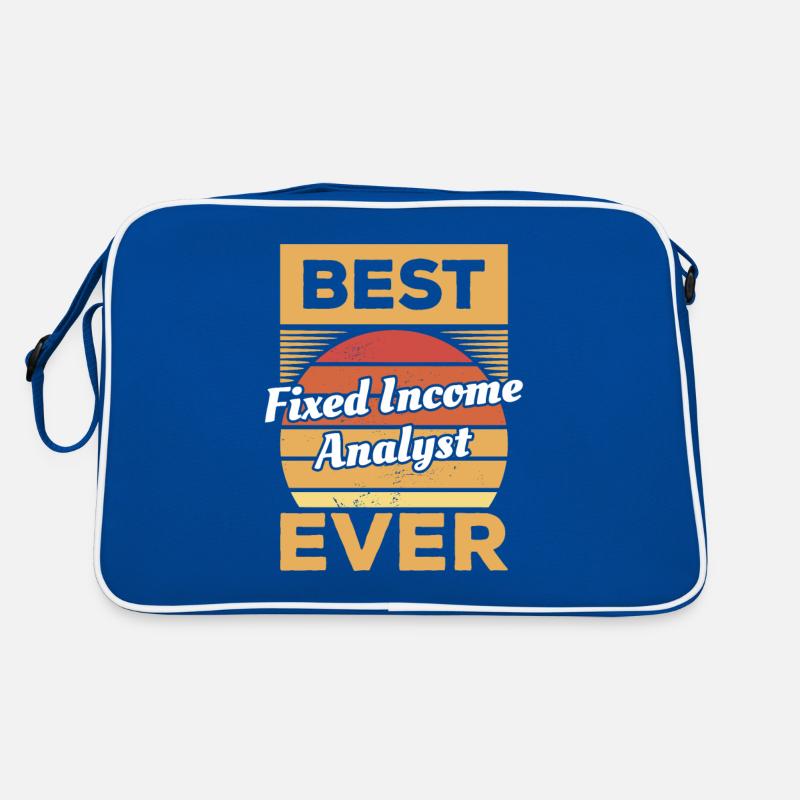 Vintage Best Fixed Income Analyst Ever Retro Bag