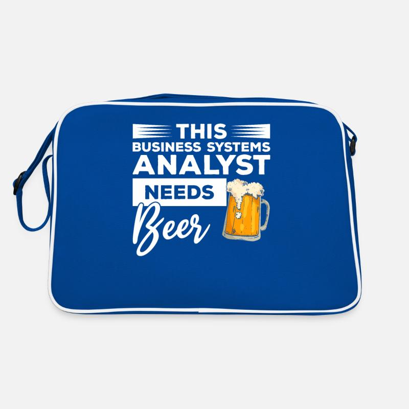 Dieser Business Systems Analyst braucht Bier Retro Tasche