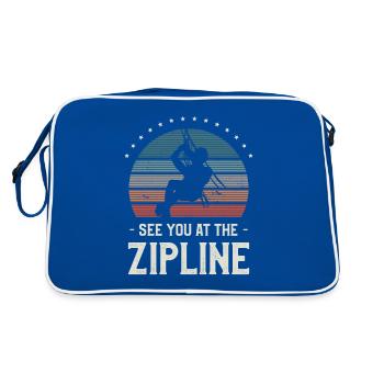 Rendez-vous à la tyrolienne Tyrolienne - Sac Retro - bleu/blanc - Dos
