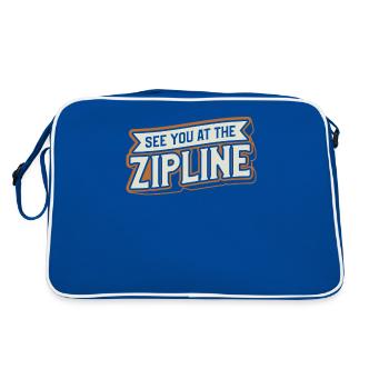 Rendez-vous à la tyrolienne Tyrolienne - Sac Retro - bleu/blanc - Dos