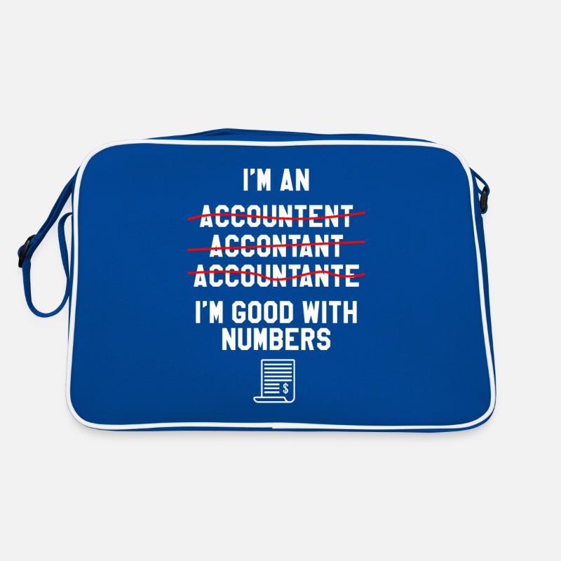 Je suis doué avec les chiffres Comptabilité CPA Comptable Sac Retro