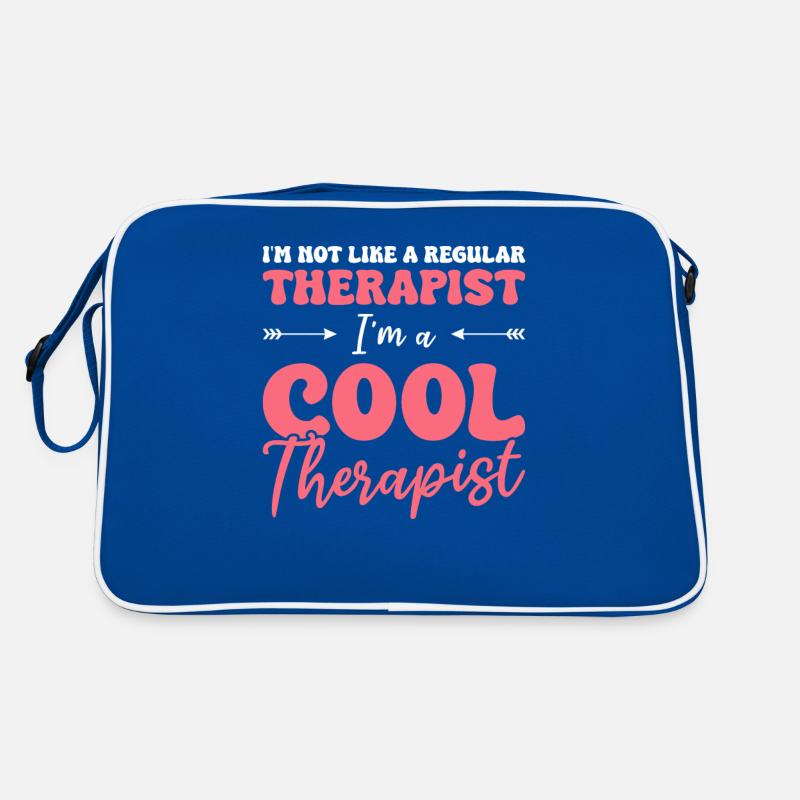 Ich bin nicht wie ein normaler Therapeut, ich bin ein Cooler Retro Tasche