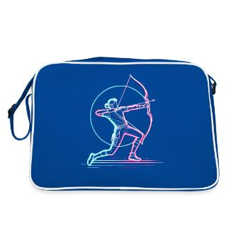 Archer Archer Archer Arc Et Flèche Archers - Sac Retro - bleu/blanc - Dos