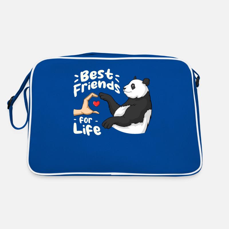 Panda Bear Lover Friend Pandas Retro Bag