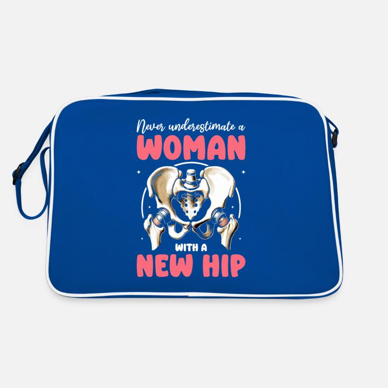 Unterschätze niemals eine Frau mit einem neuen hippen Bionic Retro Tasche