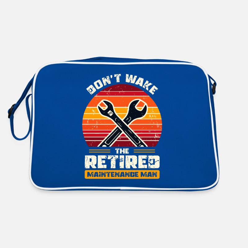 Wartungsmann Wartungstechniker Arbeiter Retro Tasche