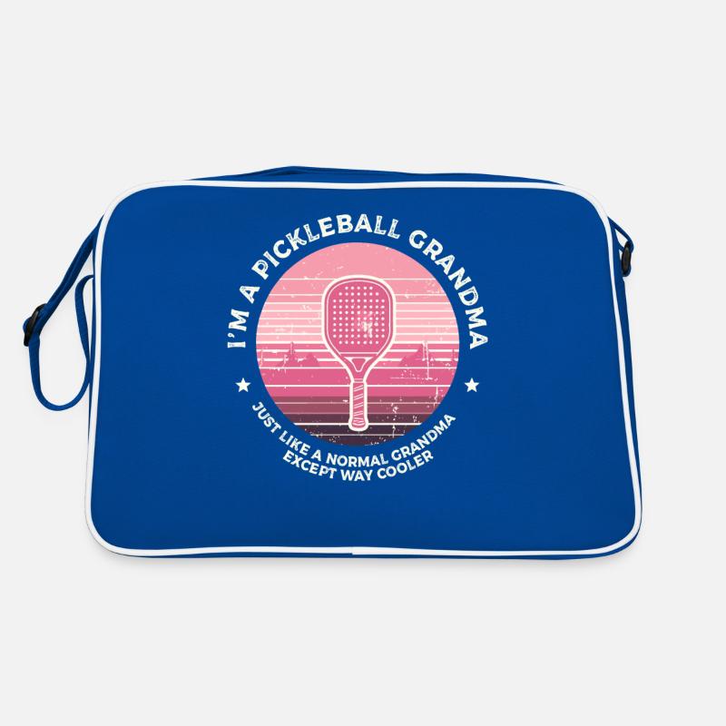 Oma Pickleball Player Pickle Ball Paddle Retro Tasche