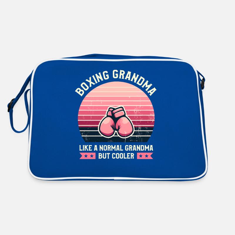 Boxen Oma Großmutter Boxer Fan Retro Tasche
