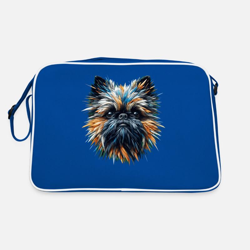 Polygone Art Bruxelles Griffon Griffon Bruxellois Sac Retro