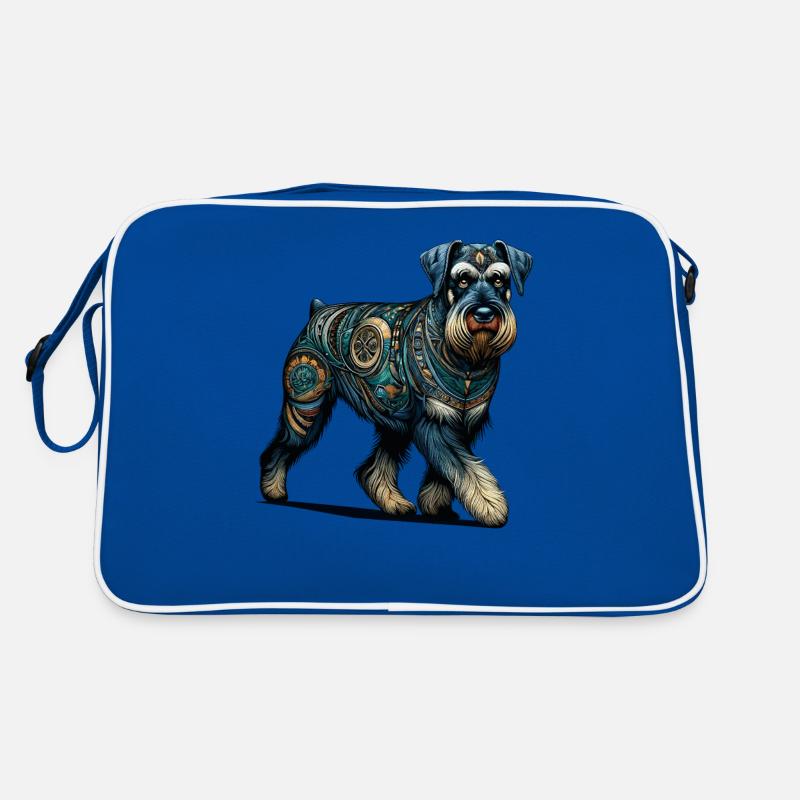 Mandala Art Schnauzer Géant Schnauzers Sac Retro
