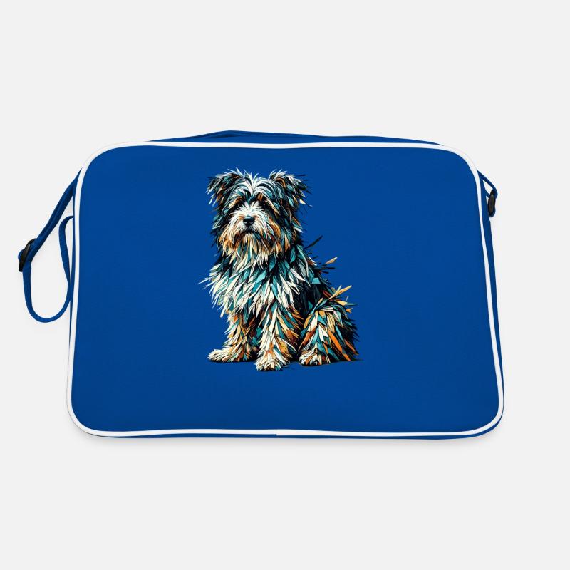 Polygon Art Terrier tibétain Terriers Sac Retro