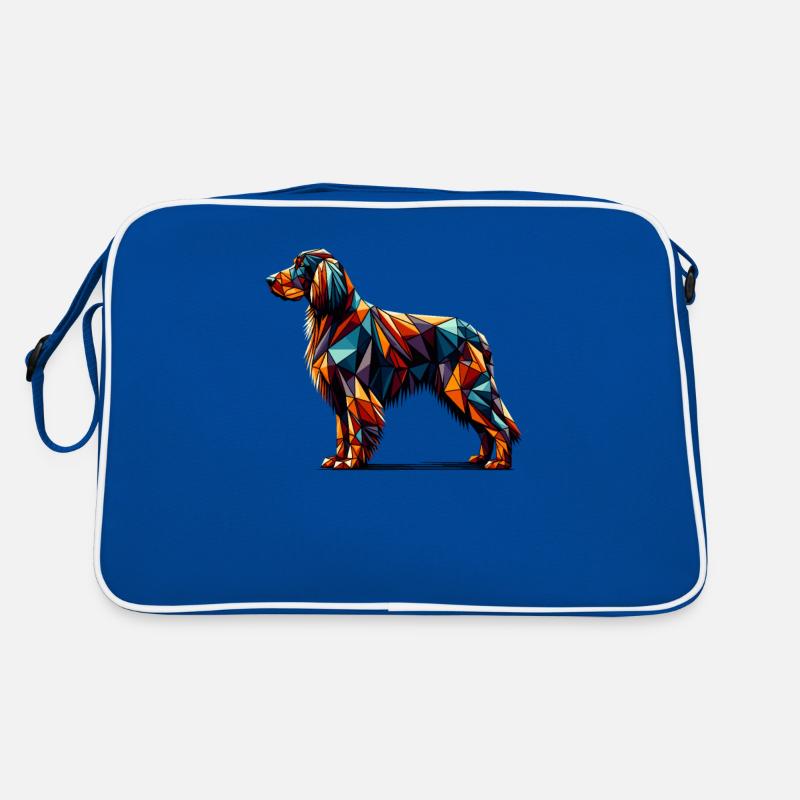 Geometric Art Gordon Setter Setters Retro Bag