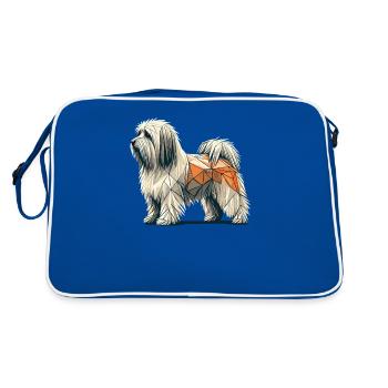 Art géométrique Havanais Havanais - Sac Retro - bleu/blanc - Dos