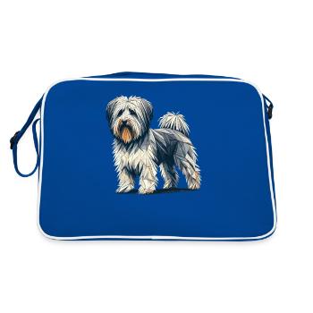 Art géométrique Havanais Havanais - Sac Retro - bleu/blanc - Dos