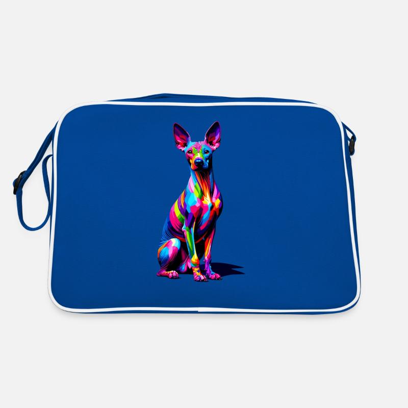 Chien sans poils péruvien Pop Art coloré Sac Retro