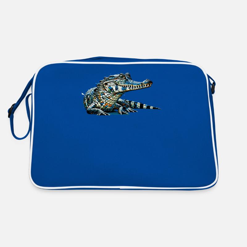 Art Polygonal Gavial Gavial Sac Retro
