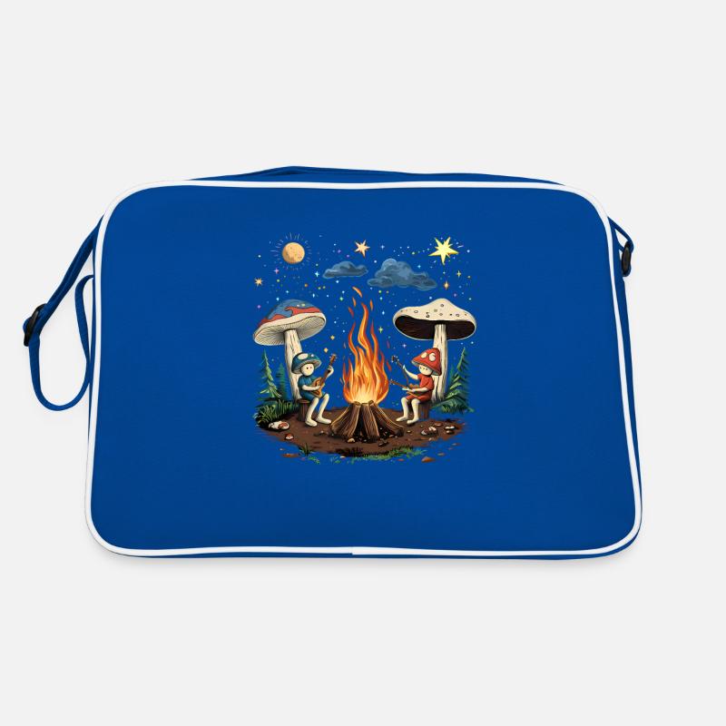 Hippie Champignons Magiques Psilocybine Voyage Psychédélique Sac Retro