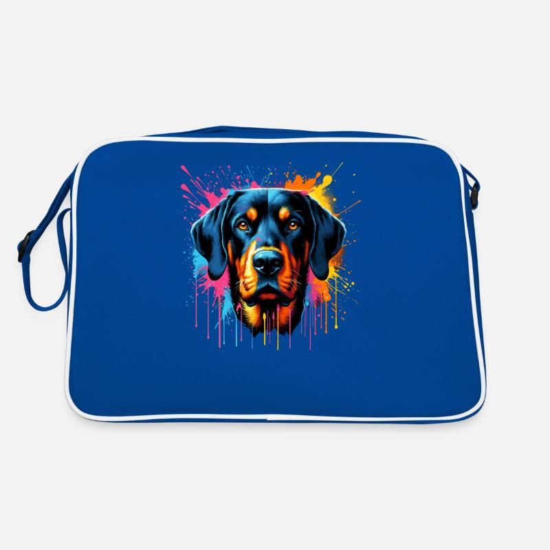 Coloré Splash Art Bavarian Mountain Scent Hound Sac Retro