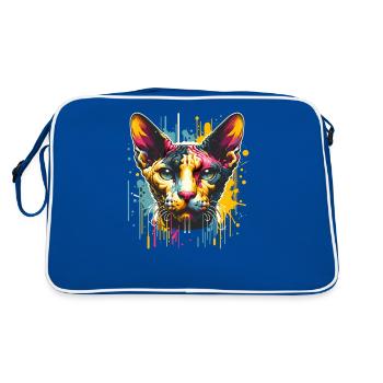 Splash Art Cornouailles Rex Maïs Rex - Sac Retro - bleu/blanc - Dos