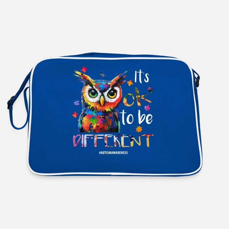 Es ist in ok, anders zu sein – Autismus Retro Tasche
