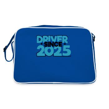 Driving License 2025 Driving Test Driving License Test - Retro Bag - blue/white - Back