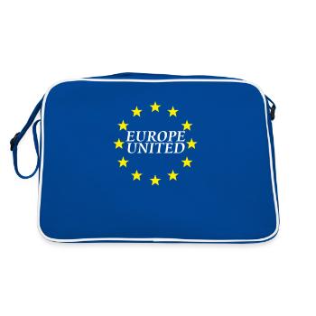 L’Europe unie pour la démocratie et la diversité - Sac Retro - bleu/blanc - Dos