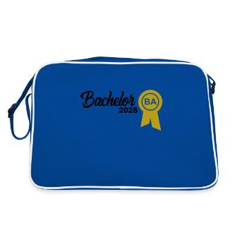 Bachelor 2025 Graduation Graduation - Retro Bag - blue/white - Back