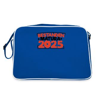 Matura 2025 Matura Trip Matura Ceremony Matura Graduate - Retro Bag - blue/white - Back