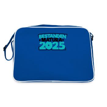 Matura 2025 Matura Trip Matura Ceremony Matura Graduate - Retro Bag - blue/white - Back