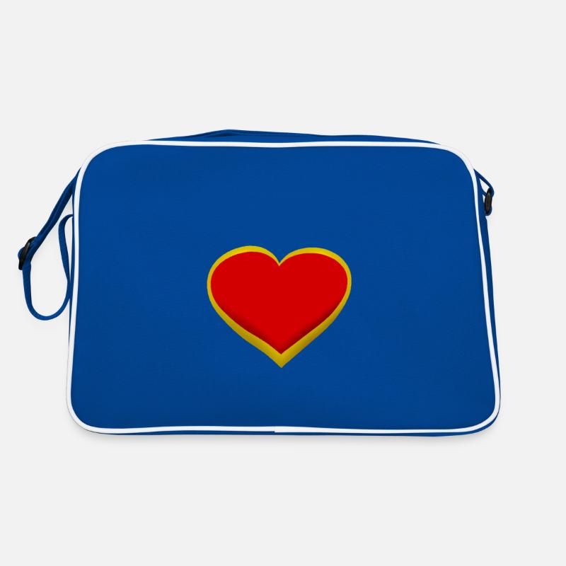 Herz Herzen Muttertag Valentin Valentinstag Retro Tasche