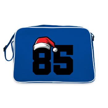 85 Number Christmas - Retro Bag - blue/white - Back