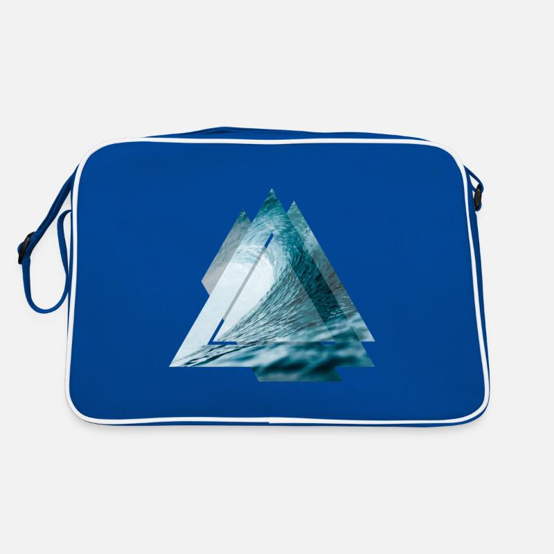 Vague de surfeur triangle Sac Retro