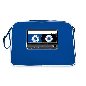 TDK Cassette Metal années 90 - Sac Retro - bleu/blanc - Dos