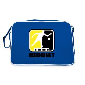 Roundnet Spike Ball Spikeball Fun - Retro Tasche - Blau/Weiß - Hinten