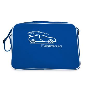 Car car - Retro Bag - blue/white - Back