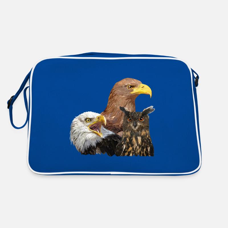 Eule und Pygmäen Retro Tasche
