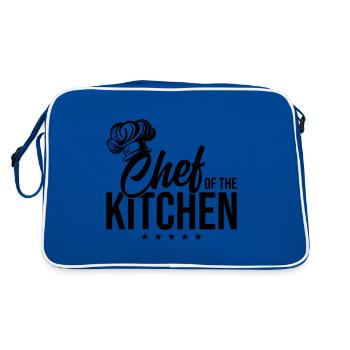 Chef Chapeau de Chef Chef - Sac Retro - bleu/blanc - Dos