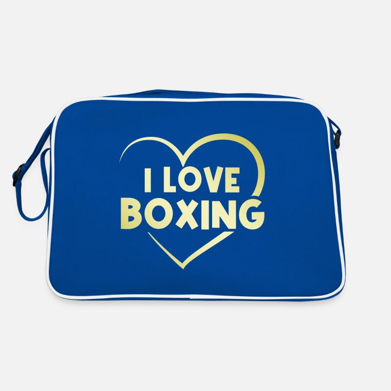 J’adore la boxe Sac Retro