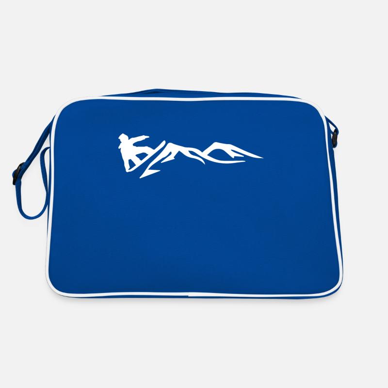 Snowboard Snowboarder Sac Retro