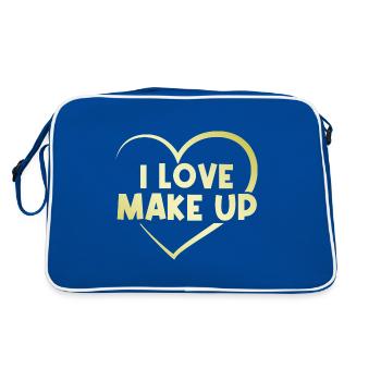 J’adore le maquillage - Sac Retro - bleu/blanc - Dos