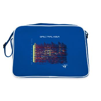 Audio analyzer - Retro Bag - blue/white - Back