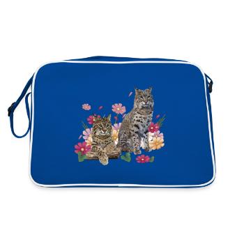 Lynx - Sac Retro - bleu/blanc - Dos