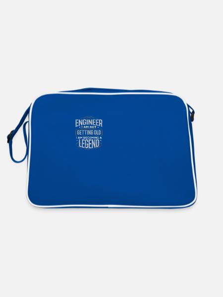 Engineering Gift Engineer I Am Not Getting Old I - Retro Bag - blue/white - Back