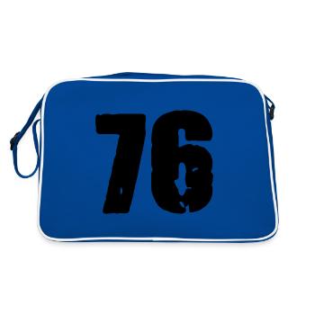 76 number jersey - Retro Bag - blue/white - Back